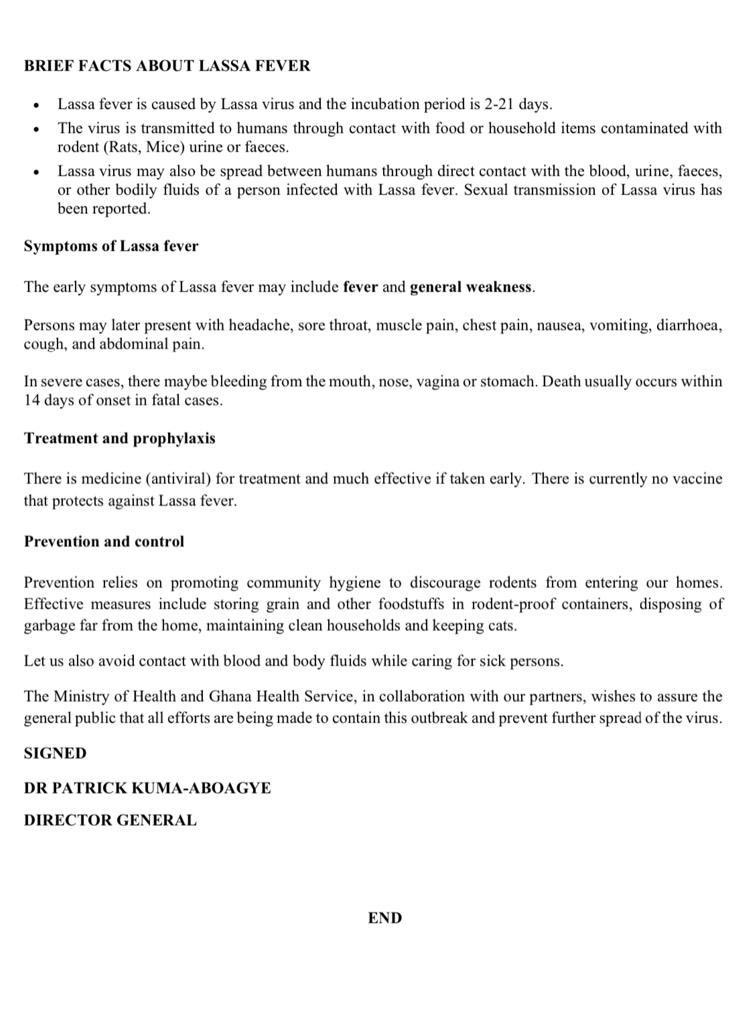 Ghana Health Service tweet media