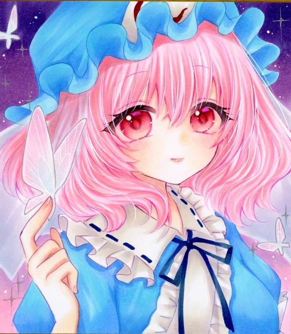 幽々子さま#コピックイラスト#東方project 