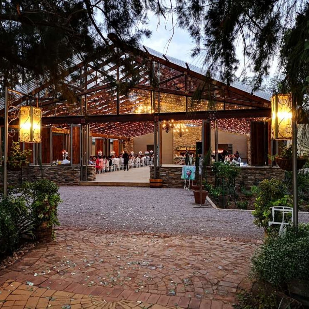 Bell &amp; Blossom Reception Hall
Is a one-of-a-kind venue in Pretoria, nestled in a forest like surrounding with a translucent roof, exposed timber trusses and impressive chandeliers.

#banquethallweddings #weddingssouthafrica