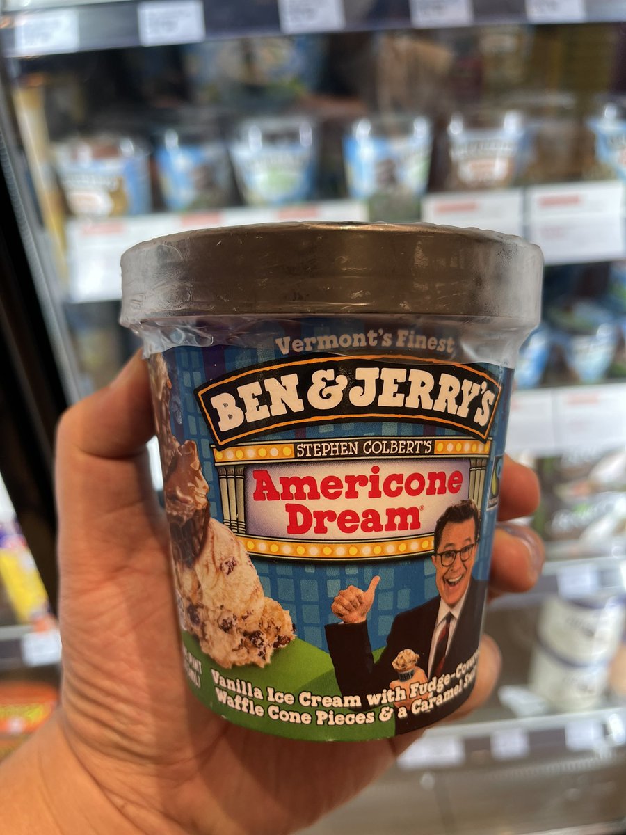 A pleasant surprise. Found <a href="/StephenAtHome/">Stephen Colbert</a> Americone Dream halfway across the world in Malaysia.