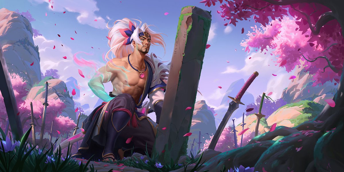 justeBBTV's tweet photo. Retour de vacances et quoi de mieux pour fêter ça qu'un petit giveaway ?

20 skins Yasuo Fleur Spirituelle à gagner et pour ça rien de plus simple, il vous suffit de répondre à ce tweet avec :
- votre pseudo complet (avec le #)
- votre serveur
- et un grand merci à @RuneterraFR https://t.co/Cf5H3zpvwm