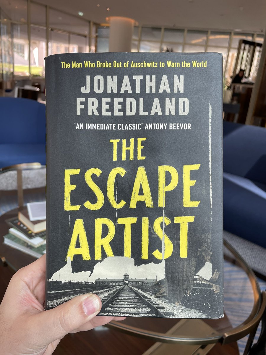 New Year’s Resolution to read at least one book a month is going strong. Just finished <a href="/Freedland/">Jonathan Freedland</a>’s The Escape Artist - a gripping book, painful yet inspiring, and so many lessons in today’s “post-truth” world.