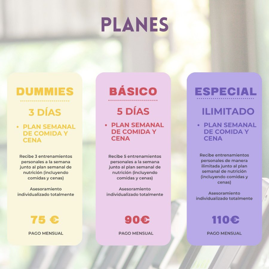 fitandnutmur's tweet photo. Aquí podéis echarle un ojo a nuestros planes de entrenamiento+plan mensual de nutrición 🌱💪🏻 #BeFitter #fitandnut #gymyñam #fitness #nutrition #workout                       https://t.co/D8IxWTxpG9 https://t.co/gGzoopwDuM