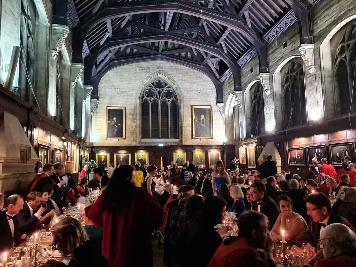 All dressed for Snell Dinner <a href="/BalliolOxford/">Balliol College</a> and talk from @drsaracarter on #AdamSmith300 and links with <a href="/UofGlasgow/">University of Glasgow</a> &amp; Snell Exhibitioners (including Adam Smith) stretching back to 1699