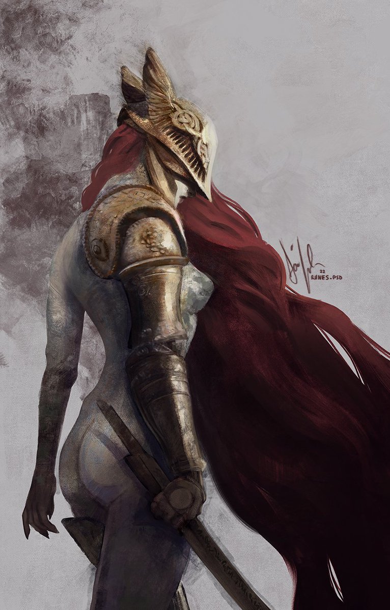 RUNESpsd's tweet photo. Happy #ELDENRING anniversary!
Here's my little tribute 🖤 https://t.co/qwWCQ429nU