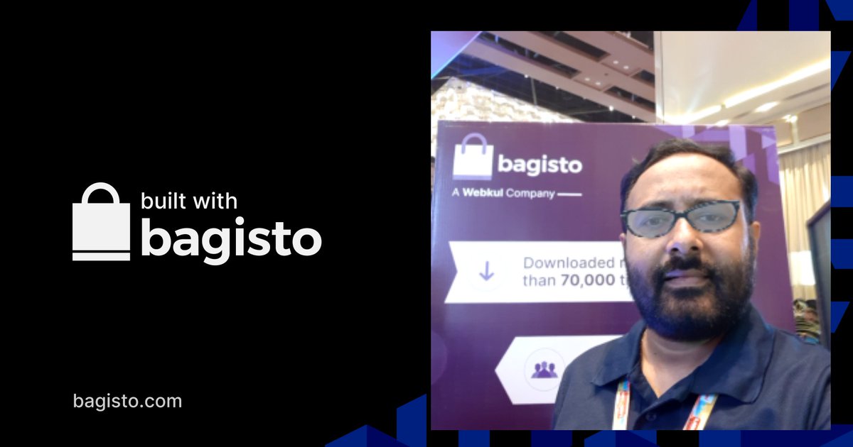 DineshSailor's tweet photo. Trying a new look with Bagisto Virtual Try on @LaraconIn https://t.co/MwvH8KxuED #bagisto #LaraconIndia2023 https://t.co/8qFNUyqXB4