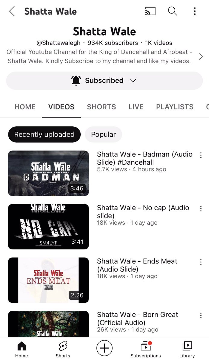 Bra_Abele's tweet image. I’m stanning Shatta Wale till I die. Four new bangers for the SM empire. We dey feast 🔥🔥

#Badman #NoCap #EndsMeat #BornGreat
