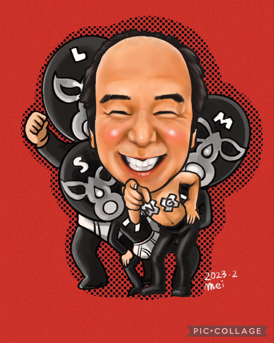 エガちゃんとブリーフ団を描きました🥰 エガちゃんの優しさに惚れまし