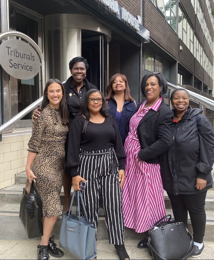 I was so appalled by the blatant racist behaviour of Michelle's managers that I travelled to Manchester with @felicia_kwaku and others to support her during her tribunal. I want to thank the Lord God Almighty for ensuring justice was done and that @clearmind67 was vindicated.