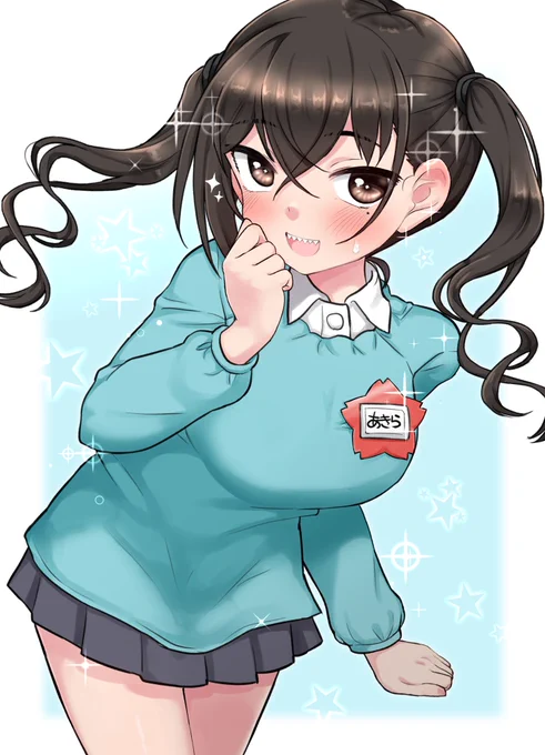 「す…すなづかあきら5ちゃいデス☆好きなものはゲームとー、お洋服だよっ☆仲良くしてくれるとうれしーデスっ☆ヴォホッ(#罰ゲーム#心が#しんどい)」 