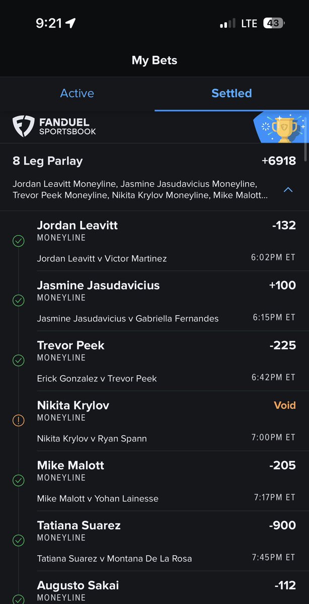 PolancosPicks's tweet image. Been away from the game for a bit for my mental health, but if you’re an MMA fan you gotta follow @CjSaftic 

Got in late today but cashed some 7 &amp;amp; 8 leg parlays off this list after the tough Johnson loss