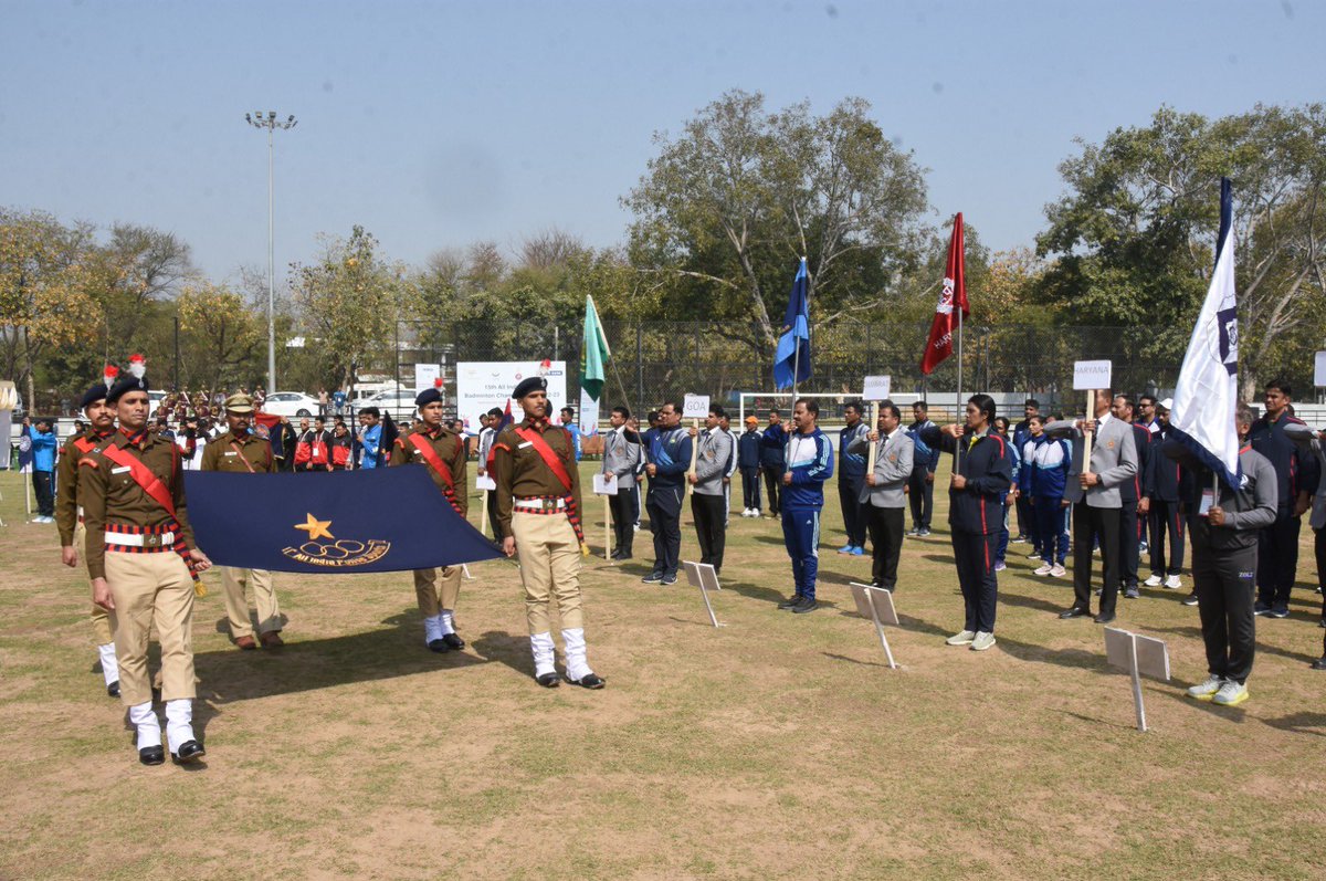 DgpChdPolice's tweet photo. Closing ceremony of 15th All India Police Badminton Championship 2022-23, held at Urban Park Sec 17, witnessed great enthusiasm among all the participants. Sh PK Agrawal IPS, DGP Haryana graced the occassion as chief guest &amp; Sh Bidhu Sekhar IPS, JD IB as guest of honour. https://t.co/vkfxBftJ1k