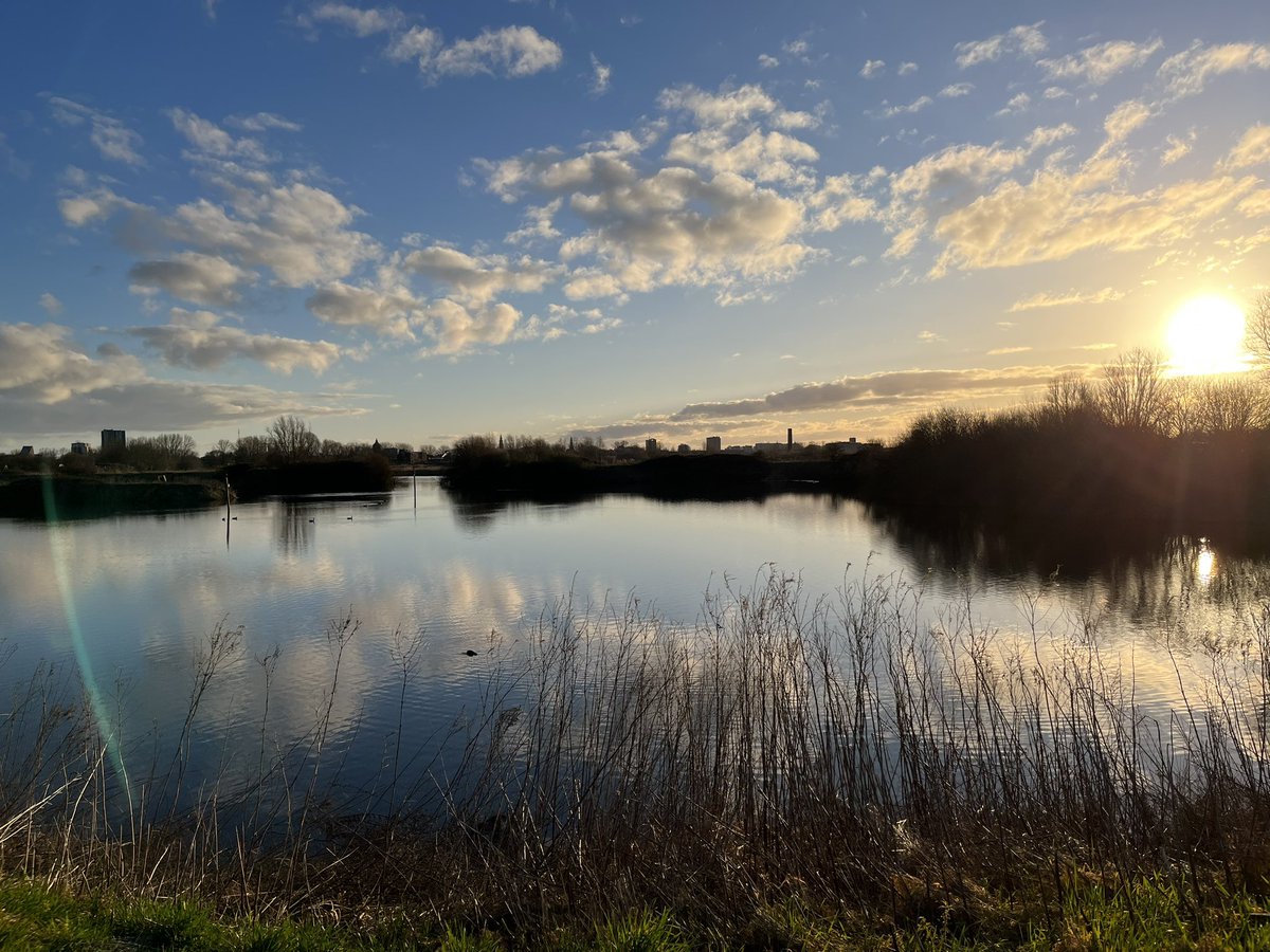 Wat kwam de zon weer mooi op