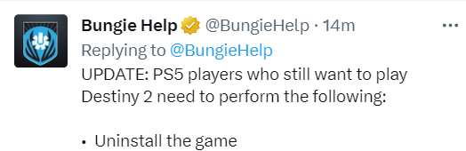 No context Bungie is a meme