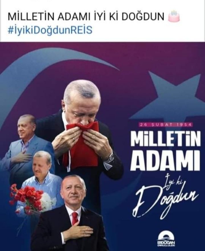 Rabbim sana sıhhatli hayırlı üzün ömürler versin reisim