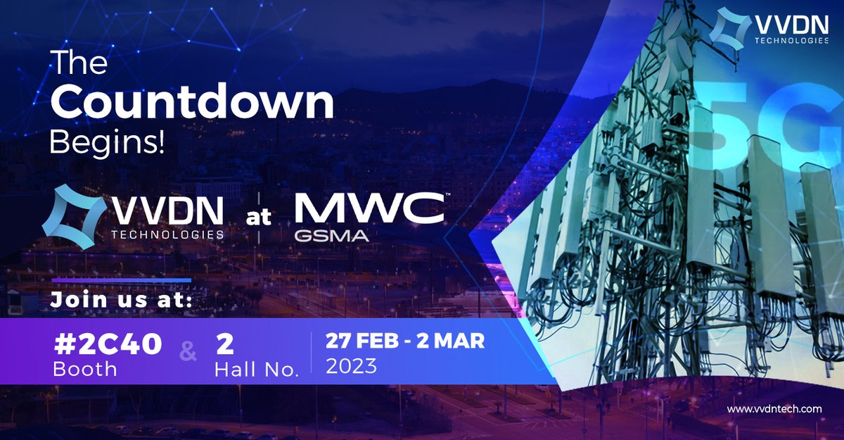 vvdn_tech's tweet photo. Few hours left, get ready for an unprecedented experience at #MWCBarcelona2023!
We are ready to showcase our future-ready solutions spanning across #5g #datacenter #wireless, & beyond.
Excited to meet you in Barcelona!
#VVDNatMWC #MWCB #MWC23 #MWC2023 #MWCBarcelona https://t.co/YdnJnPmceS