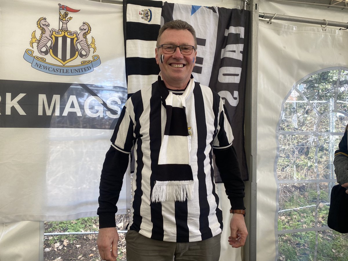 NicoleGoodwin92's tweet photo. Jimmy Bush attended cup finals in 1974 and 1976 and is hoping it will be “third time lucky” today. He said: “I haven’t seen them win yet so I’m hoping for a win today. https://t.co/rxJKk2keIz