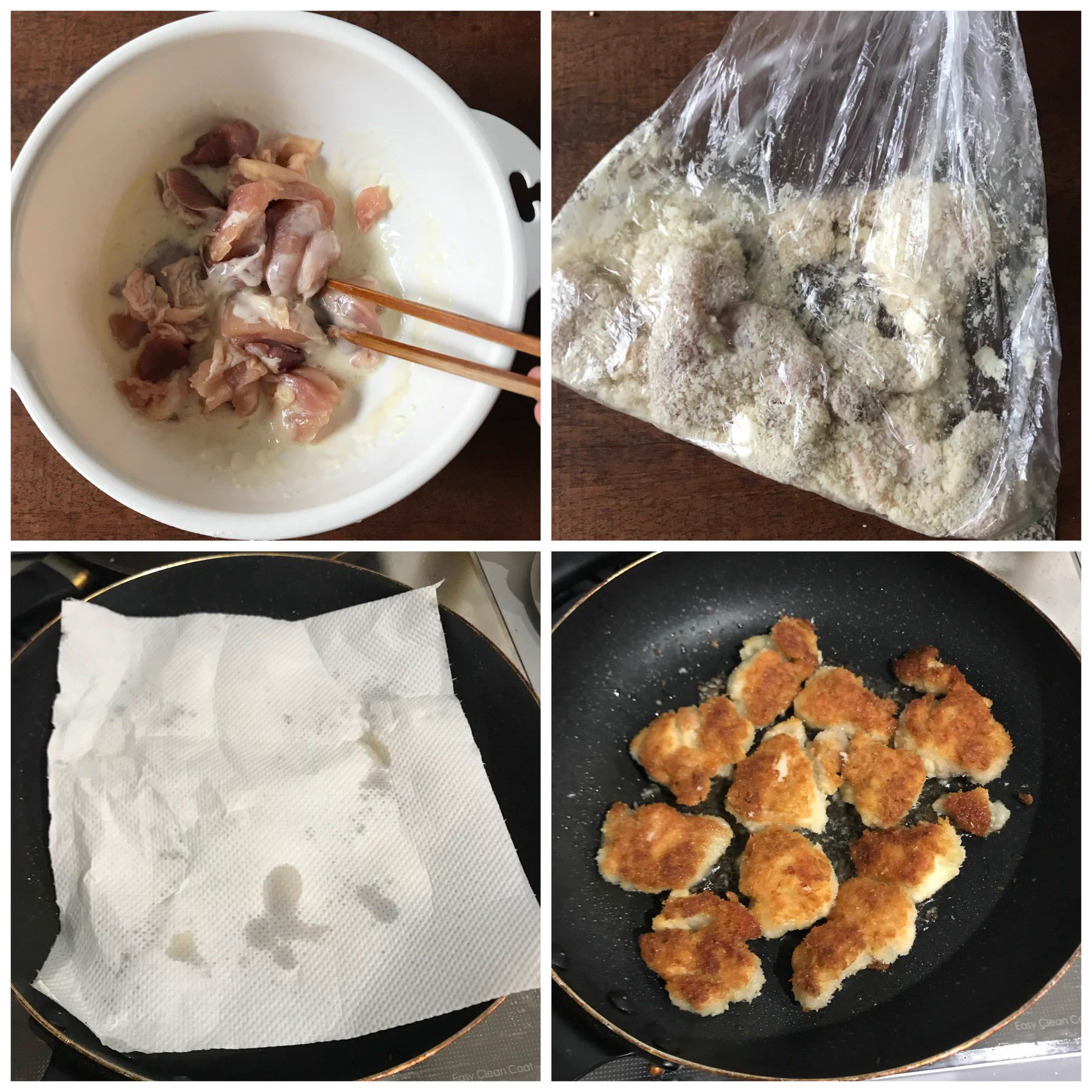 山本ゆりさん考案【カリカリチキンハニーマスタード】少量の油でできちゃう♡