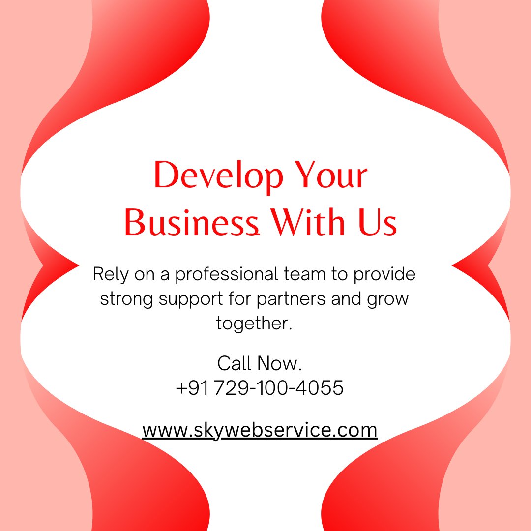 skywebservice's tweet image. Develop your with Business With SkyWeb Service. Rely on Highly Professional Team.

#skywebservice #professional #team #development #Data