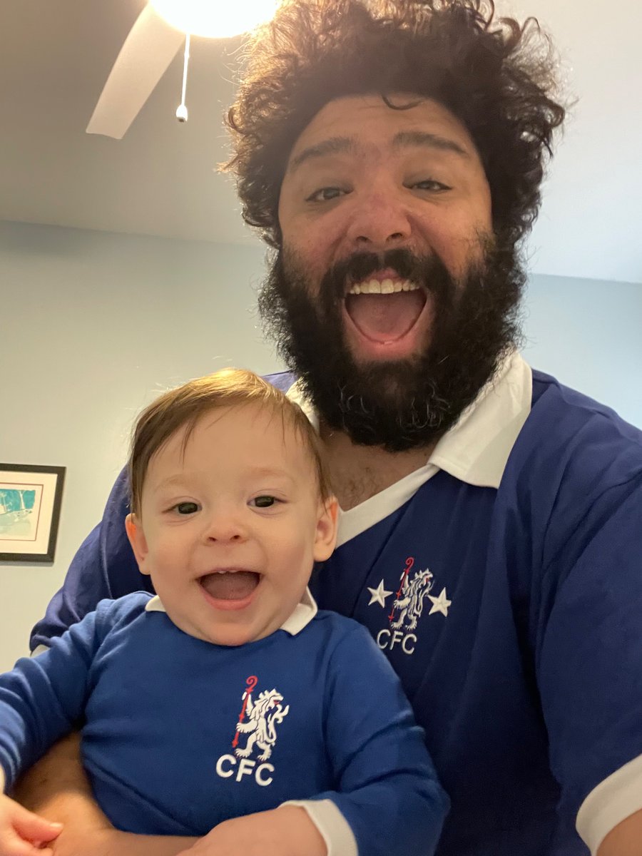 #thomterrific says UP THE CHELS! #MyPLMorning #TotChe