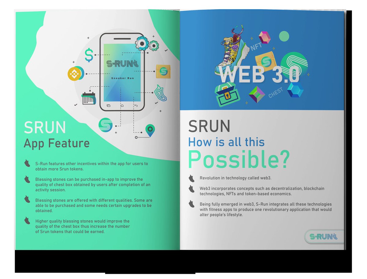 SRunApp's tweet photo. Summary of  SRun features and how it's possible.
#SRun #Move2Earn #Web3gaming #Web3 #cryptoworld https://t.co/broffsDev5