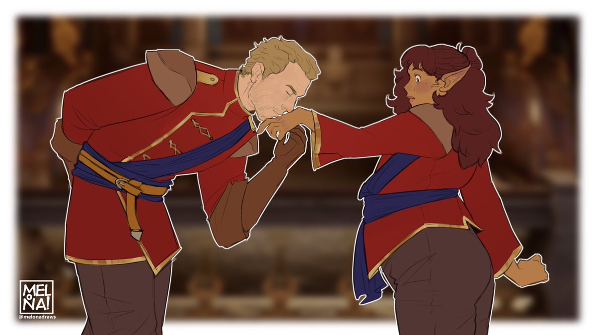 MelonaDraws's tweet photo. New Dalish Inquisitor when i haven't even finished my dwarf playthru yet ehehehehe🤪 https://t.co/dtCElVVn4r