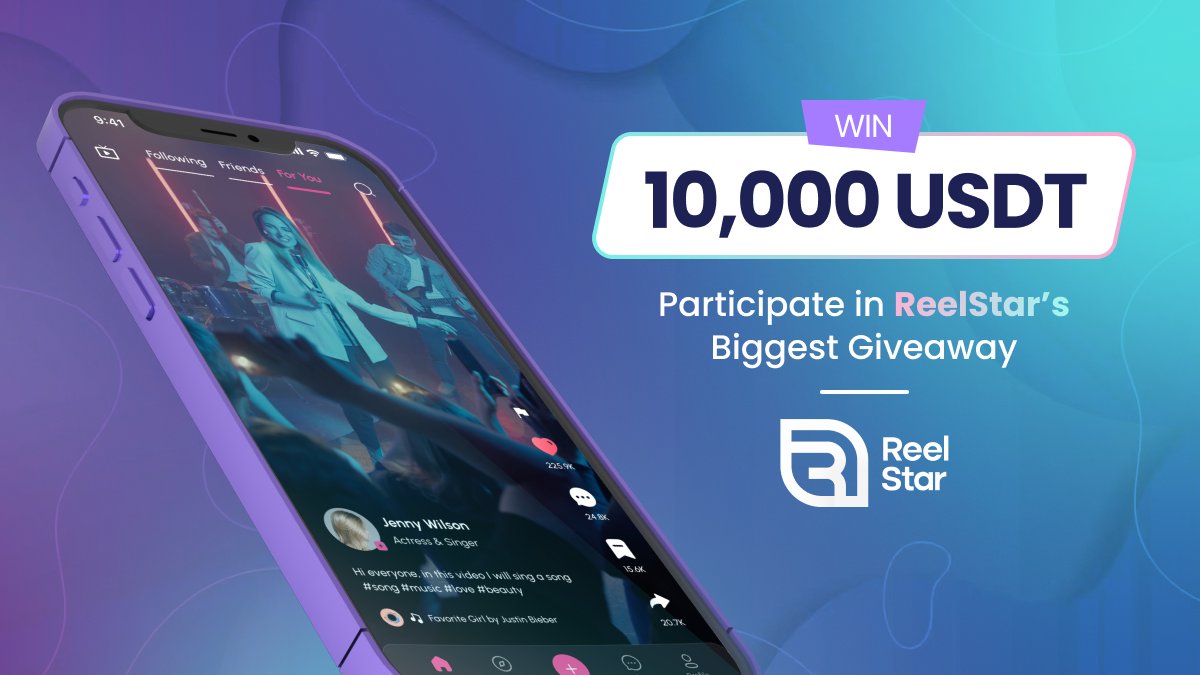 Reel_Token's tweet photo. Hey ReelStars!! 📢

We're excited to announce our biggest #giveaway yet! 💸

Rules to win: 
- Complete all the steps on this gleam link: https://t.co/peKud3Ikvg
- Download our app, post a screenshot of your profile with #ReelStarsBiggestGiveaway 
- Join our TG to know if you won. https://t.co/aNZyZBZJ39