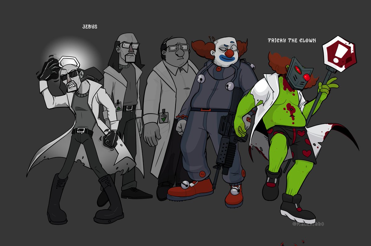 TiME TO POST EVERYONE! 
IT MEANS TEN TONS OF TAGS!! AHAHA! 
#madnesscombat #hankjwimbleton #madnesscombatsanford #Madnesscombatdeimos #grunt #trickytheclown #mednesscombatjebus #madnesscombatauditor #madnesscombatsheriff 
all old concepts in comments