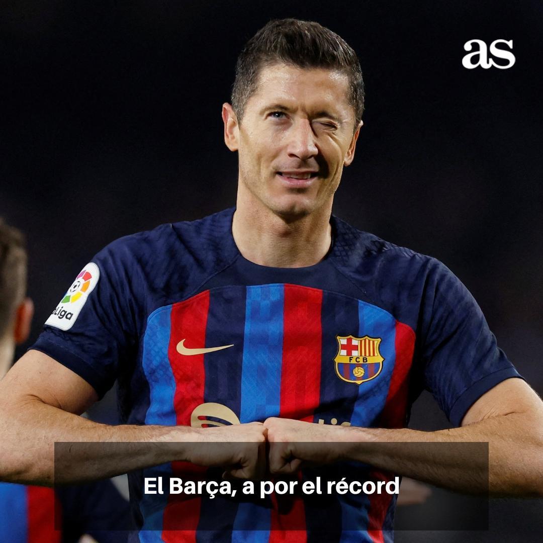 🔵🔴El Barça de Xavi, si gana este domingo en Almería, se convertiría en el mejor equipo en la historia de esta competición, al alcanzar los 62 puntos en 23 jornadas

🤔¿Es el mejor Barça de siempre que has visto en Liga?