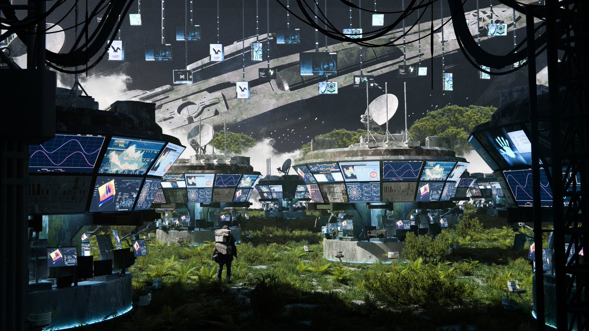 We offset our exposure to the wasteland with an hour in the nature pod. The last birds vanished 15 years ago....

Comment "I want Leewan AL" for your chance to be allowed on the ship.