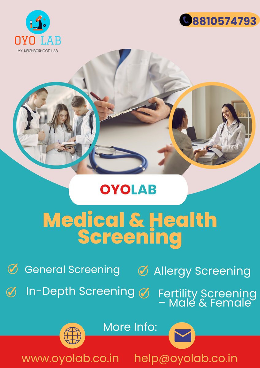 oyolabonly's tweet image. Get your full body check-up at the comfort of your home. To take your first step towards a Oyolab contact us 8810574793
.#dailypost #regularcheckup #health #fitnesslife
