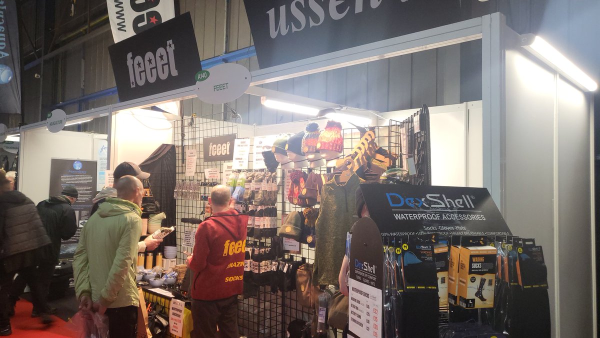 Feeet socks are enjoying another day at the northern carp show at Manchester feeet.co.uk