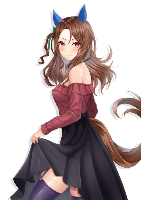 #ウマ娘 キングヘイローロングスカート 