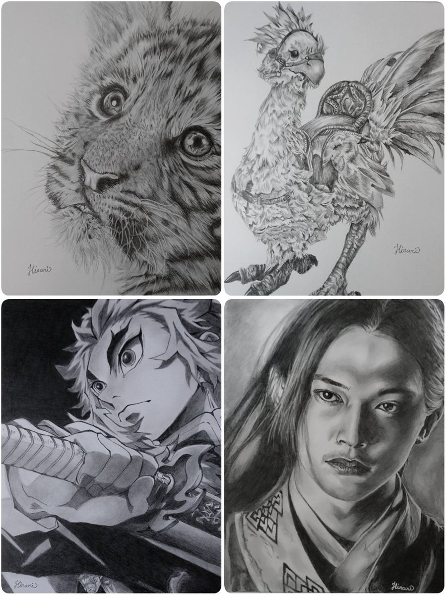#アナログ絵で魅せてみよ
鉛筆でいろいろ描いてます😊
その時の気分で楽しく描いているのでよかったら見て下さい✨ 