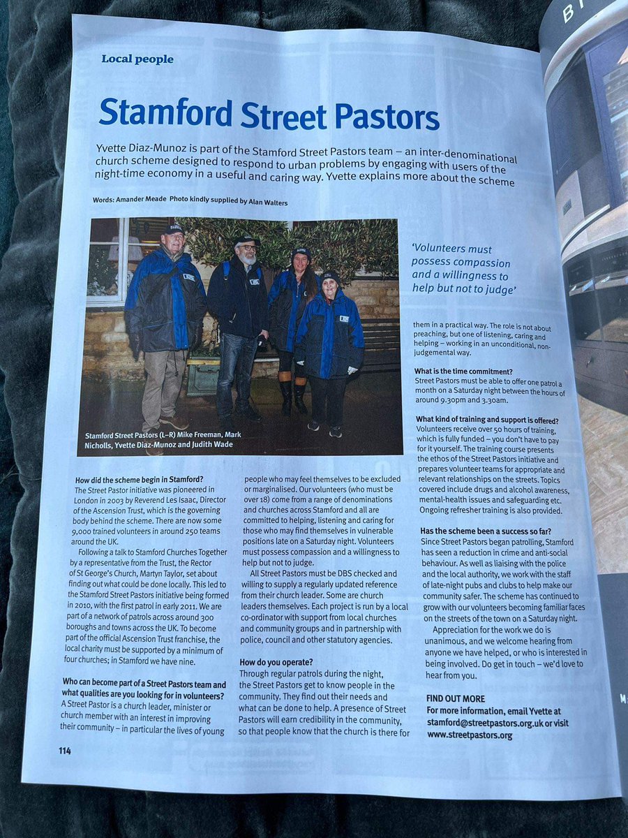 Love being a #StamfordStreetPastor- read more about it in #Stamfordliving