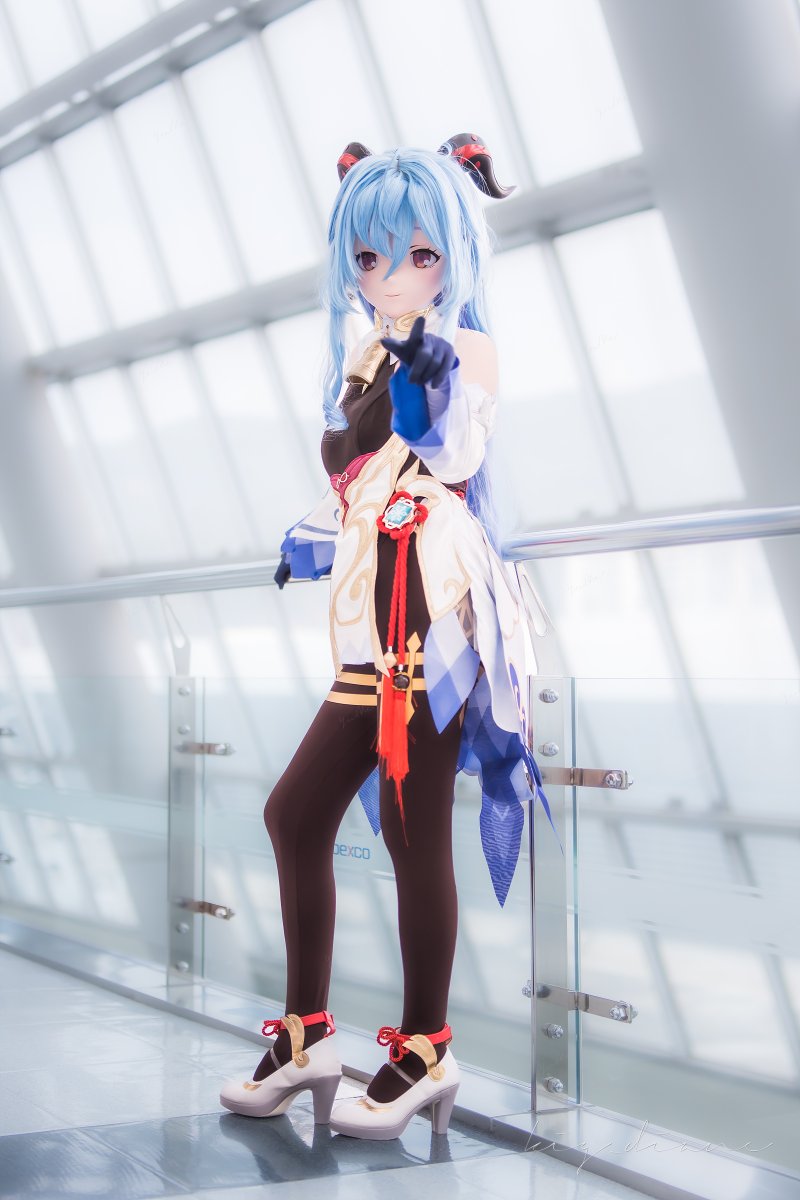 着ぐるみ　マスク　原神　甘雨　kigurumi Amazon.co.jp: Full Head 3/4 Head Kigurumi Mask Ganyu 甘雨 カンウ