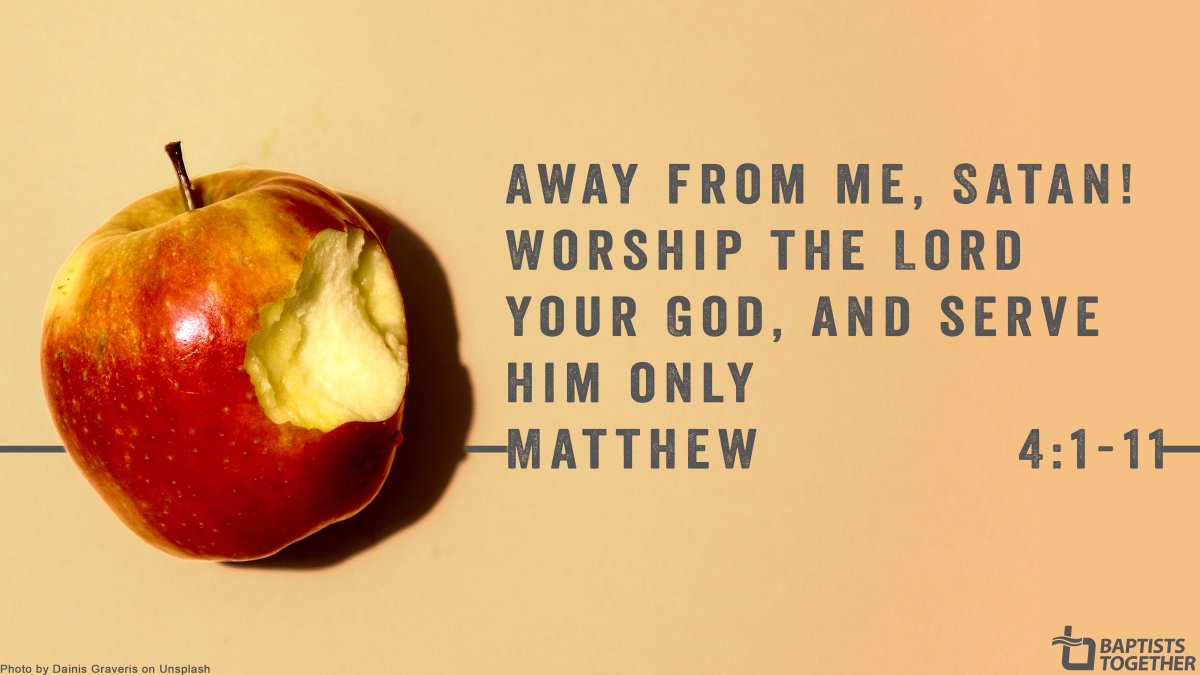 baptistuniongb's tweet photo. #lectionaryreflections
Matthew 4:1-11: Jesus said to him, ‘Away from me, Satan! For it is written: “Worship the Lord your God, and serve him only.”
All reflections are free, simply visit: https://t.co/d43ifTO9CJ https://t.co/fi6rP4e7WW