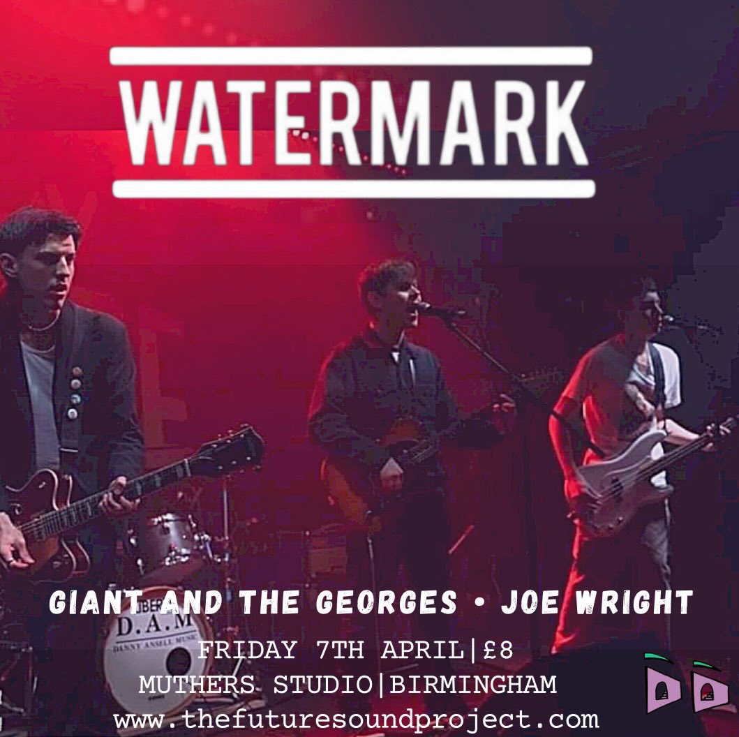 Courtesy of @thefuturesoundproject, we’ll be playing a headline gig at @muthersstudio in Birmingham on Friday April 7th (Good Friday) with @giantandthegeorges and @_joewrightmusic. We can’t wait for this one and hope to see as many of you down there as possible