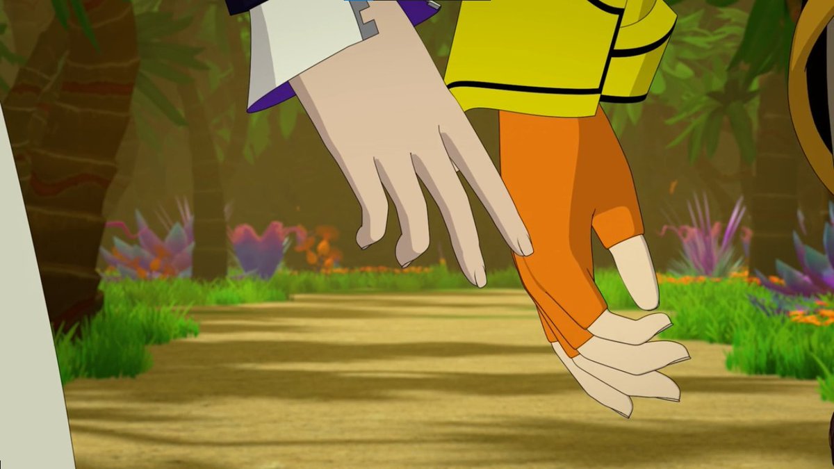 CJ_Black0's tweet photo. #CJs2Cents: The bumbleby shippers have been going wild from this scene and all I think when I see it is, my brothers and sisters have y'all never watched any other good written LGBTQ fictional romance before? Seriously they are giving y'all stale crumbs. #RWBY #RWBY9 #bumbleby https://t.co/7lDecBrqZf