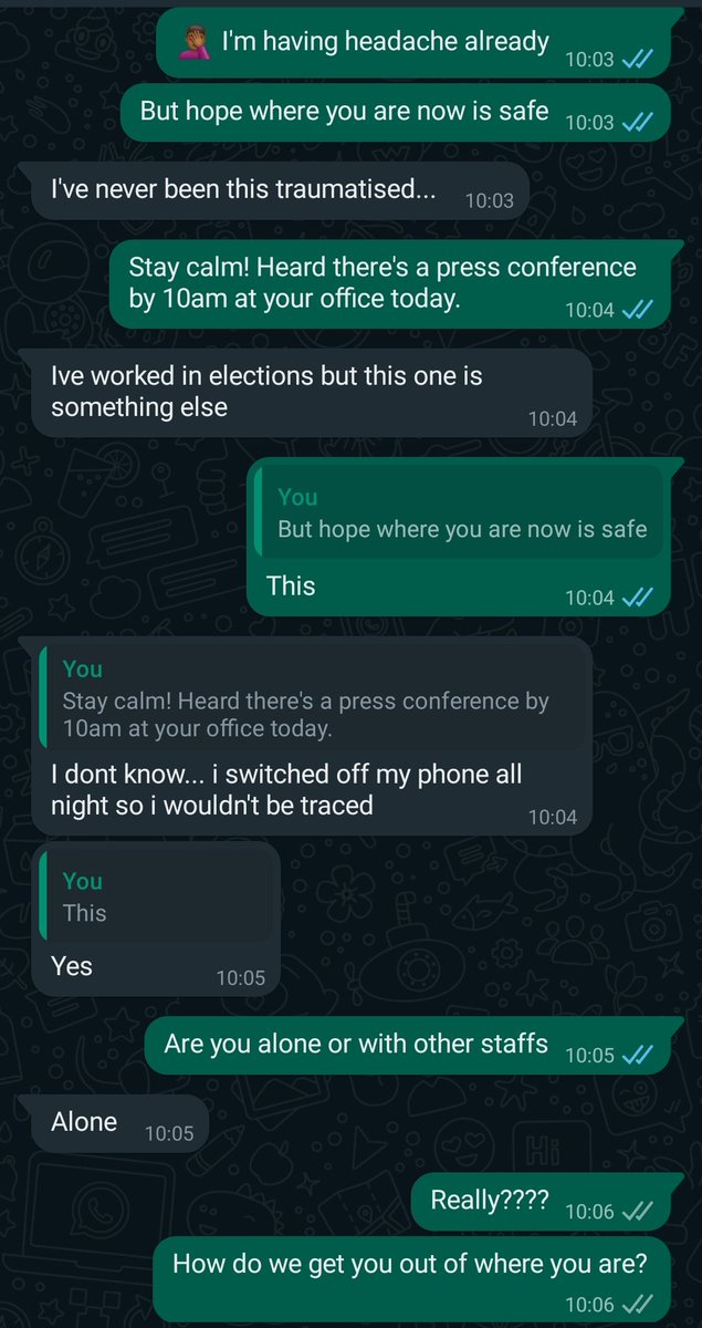 soulaimmusic's tweet photo. My friend who is still trying to stay safe where ever she is has this to say about yesterday's election in Rivers.
It's very clear WIKE is not saying anything about all the havocs been caused because he initiated it.
#ElectionResult #VisaBanOnWike Kano #ObiIsWinningEverywhere https://t.co/xfedlPsgX4