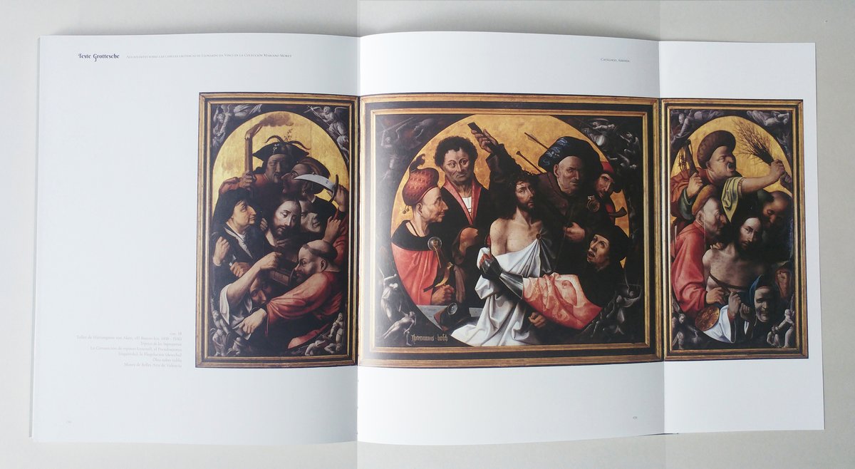 ColeccionMMoret's tweet photo. ...el Tríptico del Museo de Bellas Artes de Valencia que en 2019 tuve el privilegio de incluir dentro de la exposición #TesteGrottesche. Aguafuertes sobre las cabezas grotescas de Leonardo da Vinci en la Colección Mariano Moret y que figura en la pagina 132 de dicho catálogo. https://t.co/Ry9ICOSYbr