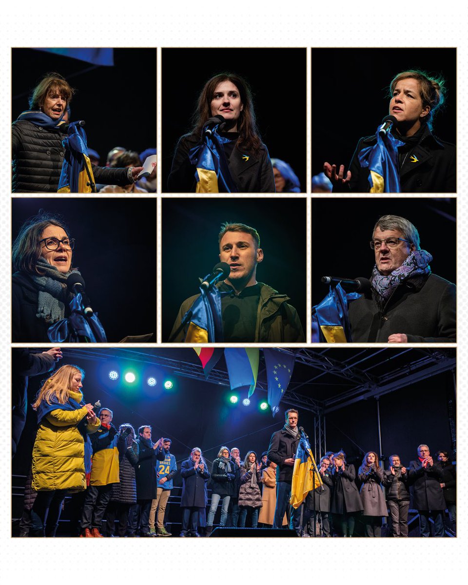 Ein Jahr nach Kriegsbeginn demonstriert #Köln Einigkeit und Zuversicht: #UkraineWirdGewinnen! Aufgerufen hat der <a href="/blaugelbeskreuz/">Blau-Gelbes Kreuz e.V. 🇩🇪🇺🇦🇪🇺</a>, gekommen sind viele PolitikerInnen, auch NRW-Ministerpräsident <a href="/HendrikWuest/">Hendrik Wüst</a>. 

Fotos: shorturl.at/sFHO6 

#StandWithUkraine️