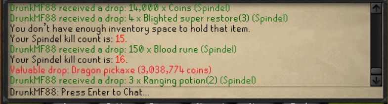 DrunkMFPlays's tweet photo. Asked for a spoon... even if it was a dirty spoon... Well I got it... its a dirty spoon but we take those... #OSRS #GotTheDrop #DirtySpoon https://t.co/aEvKTJ8D25