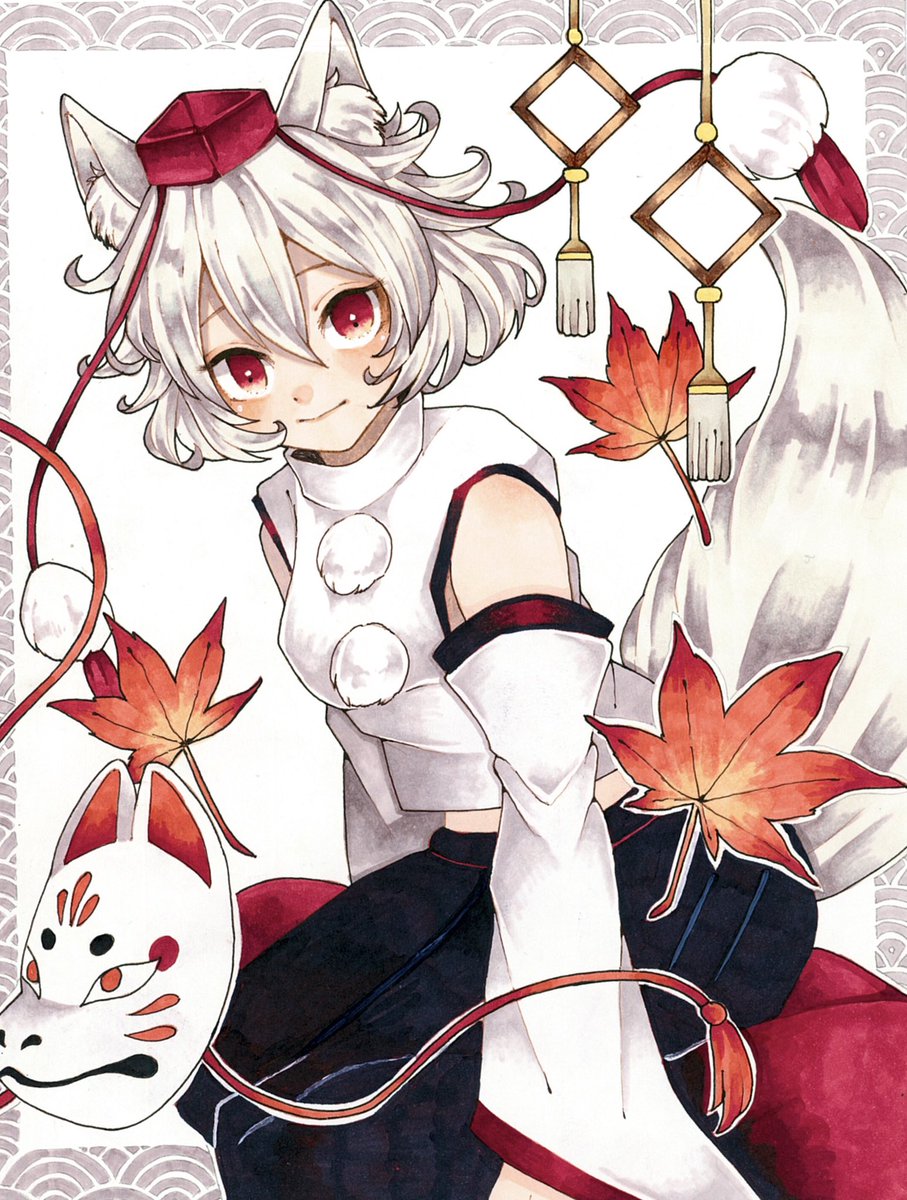 🍁 #東方イラスト #東方Project #犬走椛