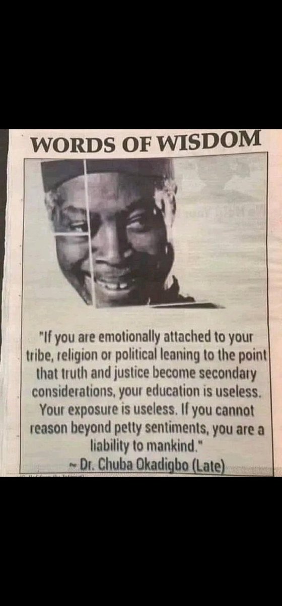 Tribalism is a deadly disease 🦠