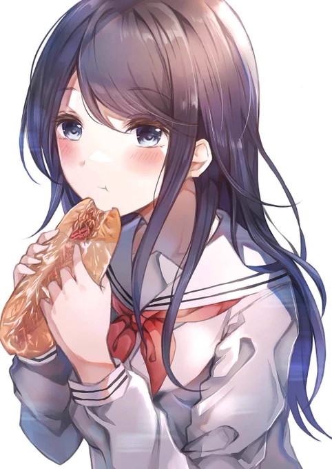 焼きそばパンを食べる一歌ちゃん#prsk_FA 