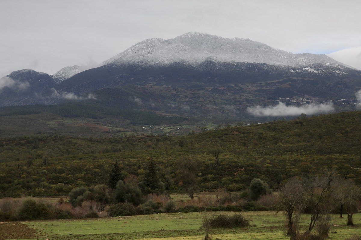 jrambaud's tweet photo. #FelizDomingo El #Rif en su mejor Cara con #nieve #Jebel #Tissouka 2117 y #Jbel #Lakraa o #Khmes 2152 m ( altitudes varían según fuente) #Marruecos #Maroc #Morocco #meteo #weather #mountain #snow https://t.co/kXZaALlyez