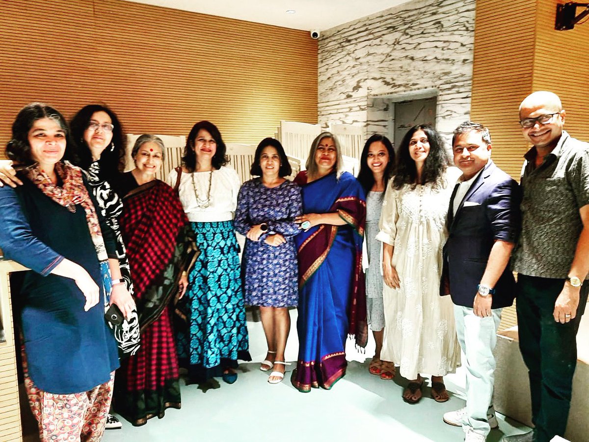 Nandita Bose (@nand_bo) on Twitter photo The only group photo we managed to pull off. Dr Shachi Gosavi, <a href="/lalithalakshmi1/">lakshmi</a>, Padmavati Rao, <a href="/ArunaNambiar/">Aruna Nambiar</a>, <a href="/VaniMahesh1/">Vani Mahesh</a>, <a href="/anujamouli/">Anuja Chandramouli</a>, <a href="/shinieantony/">Shinie Antony</a>, <a href="/tonyvfrancis/">Tony V Francis</a> & <a href="/subodhsankar/">Subodh Sankar</a>. At the beautiful new <a href="/AttaGalatta/">Atta Galatta</a> The only group photo we managed to pull off. Dr Shachi Gosavi, <a href="/lalithalakshmi1/">lakshmi</a>, Padmavati Rao, <a href="/ArunaNambiar/">Aruna Nambiar</a>, <a href="/VaniMahesh1/">Vani Mahesh</a>, <a href="/anujamouli/">Anuja Chandramouli</a>, <a href="/shinieantony/">Shinie Antony</a>, <a href="/tonyvfrancis/">Tony V Francis</a> & <a href="/subodhsankar/">Subodh Sankar</a>. At the beautiful new <a href="/AttaGalatta/">Atta Galatta</a>