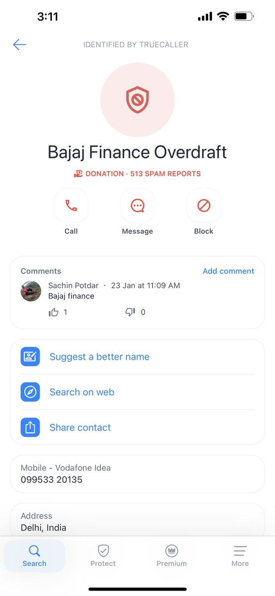 Premvirsingh89's tweet photo. @BajajFinanced 
I received a call from bajaj finance overdraft overdraft. Person started explaining me the benefits of OD without even consenting. The moment i said i am not interested he used bad words and disconnected the call.
Is this what bajaj is giving as OD? https://t.co/iWSsf9SByp