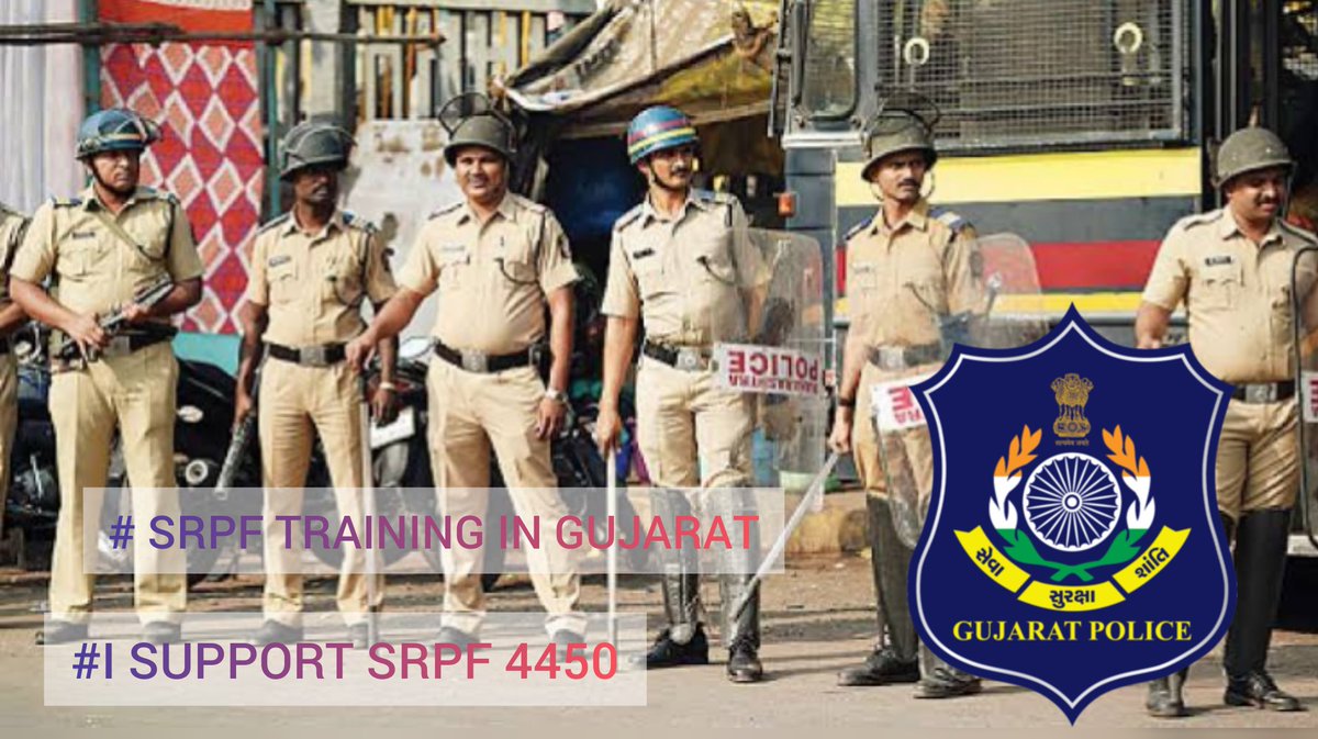 <a href="/CMOGuj/">CMO Gujarat</a> 
<a href="/sanghaviharsh/">Harsh Sanghavi</a> 
<a href="/VikasSahayIPS/">Vikas Sahay, IPS (Retd)</a> 
<a href="/dgpgujarat/">DGP Gujarat</a>
<a href="/Hasmukhpatelips/">Hasmukh Patel</a> 
<a href="/YAJadeja/">Yuvrajsinh Jadeja</a>  
<a href="/SandeshNews1/">Sandesh News</a> 
<a href="/tv9gujarati/">Tv9 Gujarati</a> 
<a href="/GujaratPolice/">Gujarat Police</a>
<a href="/ArvindKejriwal/">Arvind Kejriwal</a>
#SRPF_training_in_gujarat